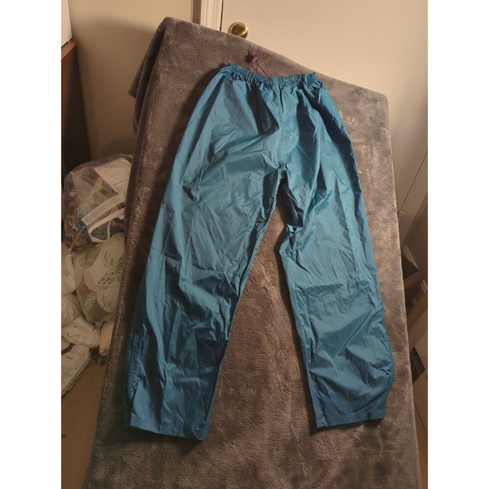 Vintage Stearns Dry Wear Green Nylon Green Pants Sz L‎